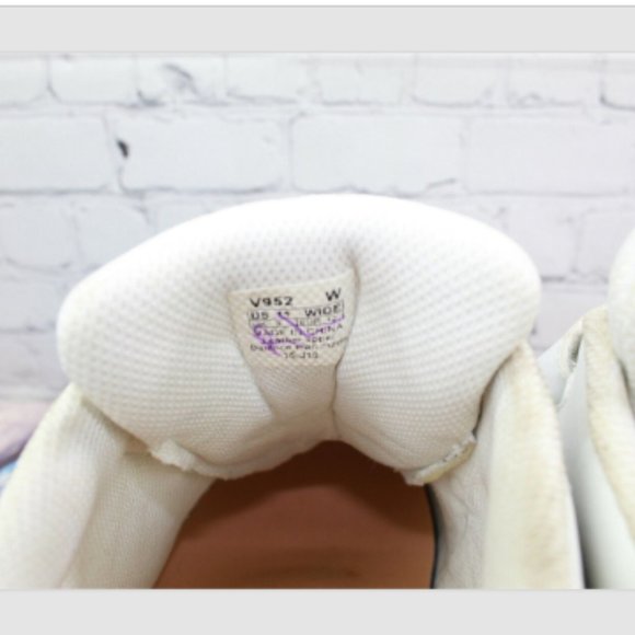 Apex White Leather Double Strap Comfort Walking Sneakers Size 11 W - Picture 7 of 9